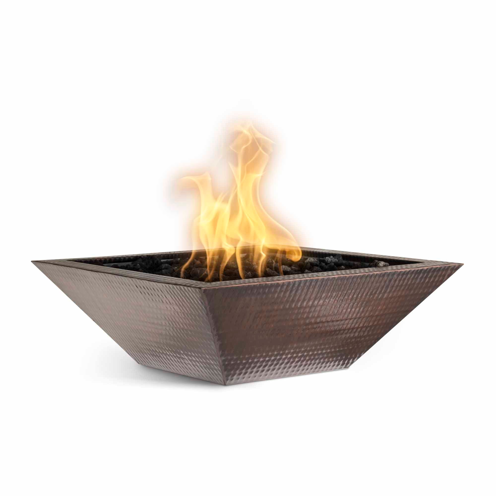 The Outdoor Plus Maya Fire Bowl - Hammered Copper