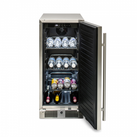 Blaze 15-Inch 3.2 Cu. Ft. Outdoor Rated Compact Refrigerator BLZ-SSRF-15