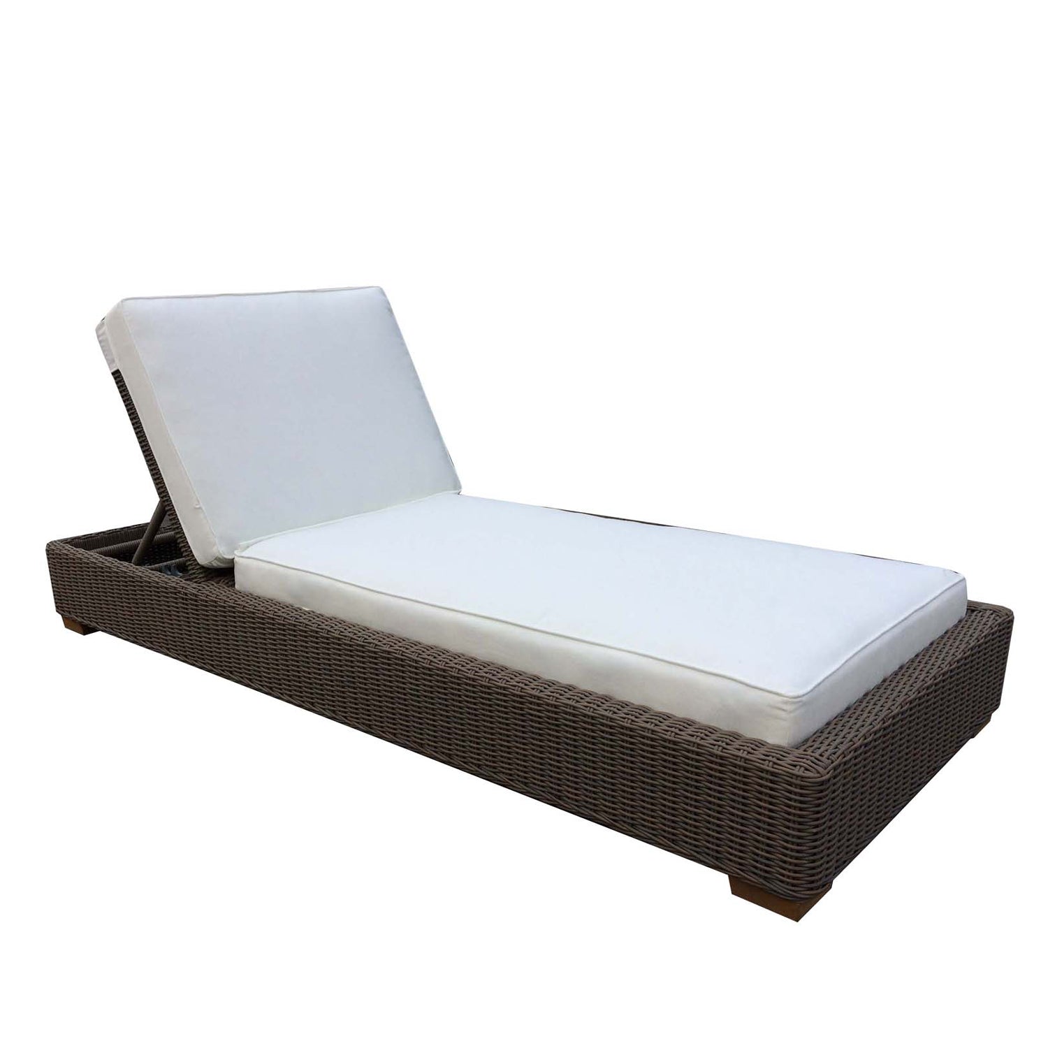 Padmas Plantation Nautilus Outdoor Chaise OL-NAU08