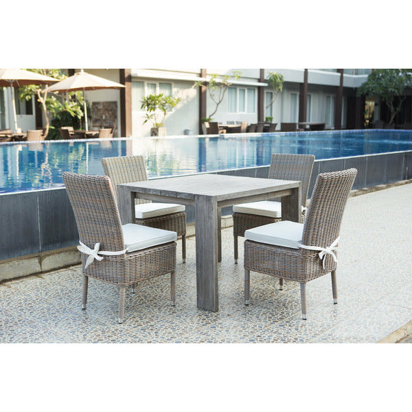 Padmas Plantation Ralph Reclaimed Teak Outdoor Dining Table - 39" OL-RAL13-39