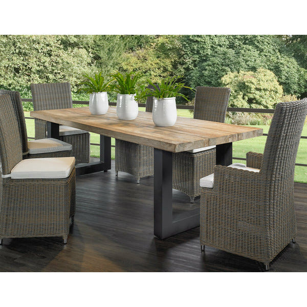 Padmas Plantation Outdoor Vittoria Teak Dining Table OL-VIT13-98.F5