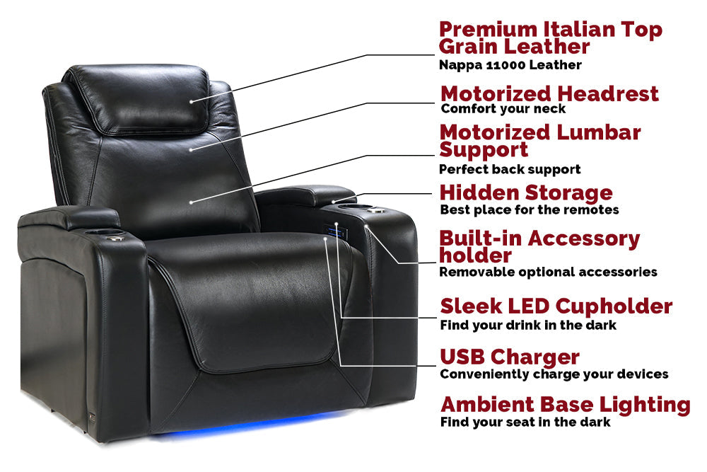 Valencia Oslo Modern XL Home Theater Seating