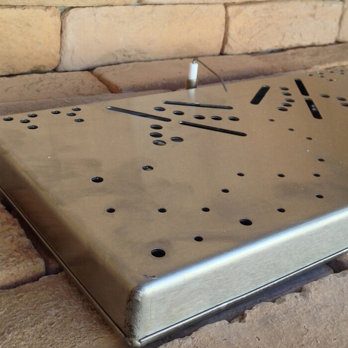 Cal Flame Porcelain Gas Outdoor Fireplace FMN1070