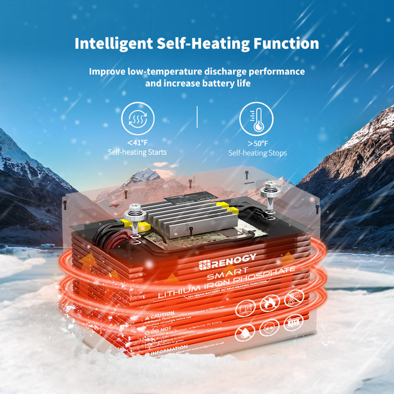 Renogy (Discontinued) RBT100LFP12SH-US