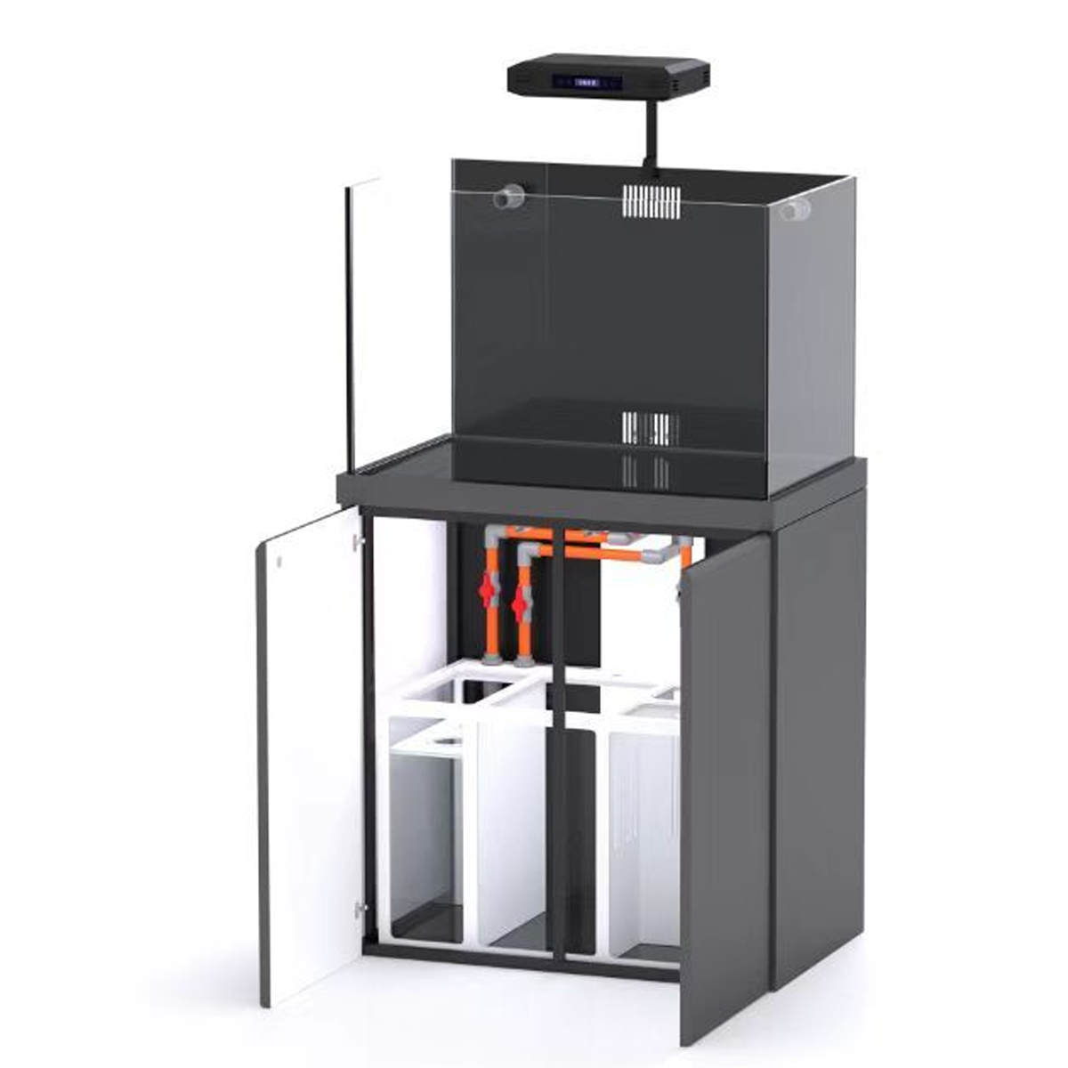 Aqua Dream Coral Reef Aquarium 50 Gallon Tempered Glass Fish Tank Complete Set REEF-860-ABK