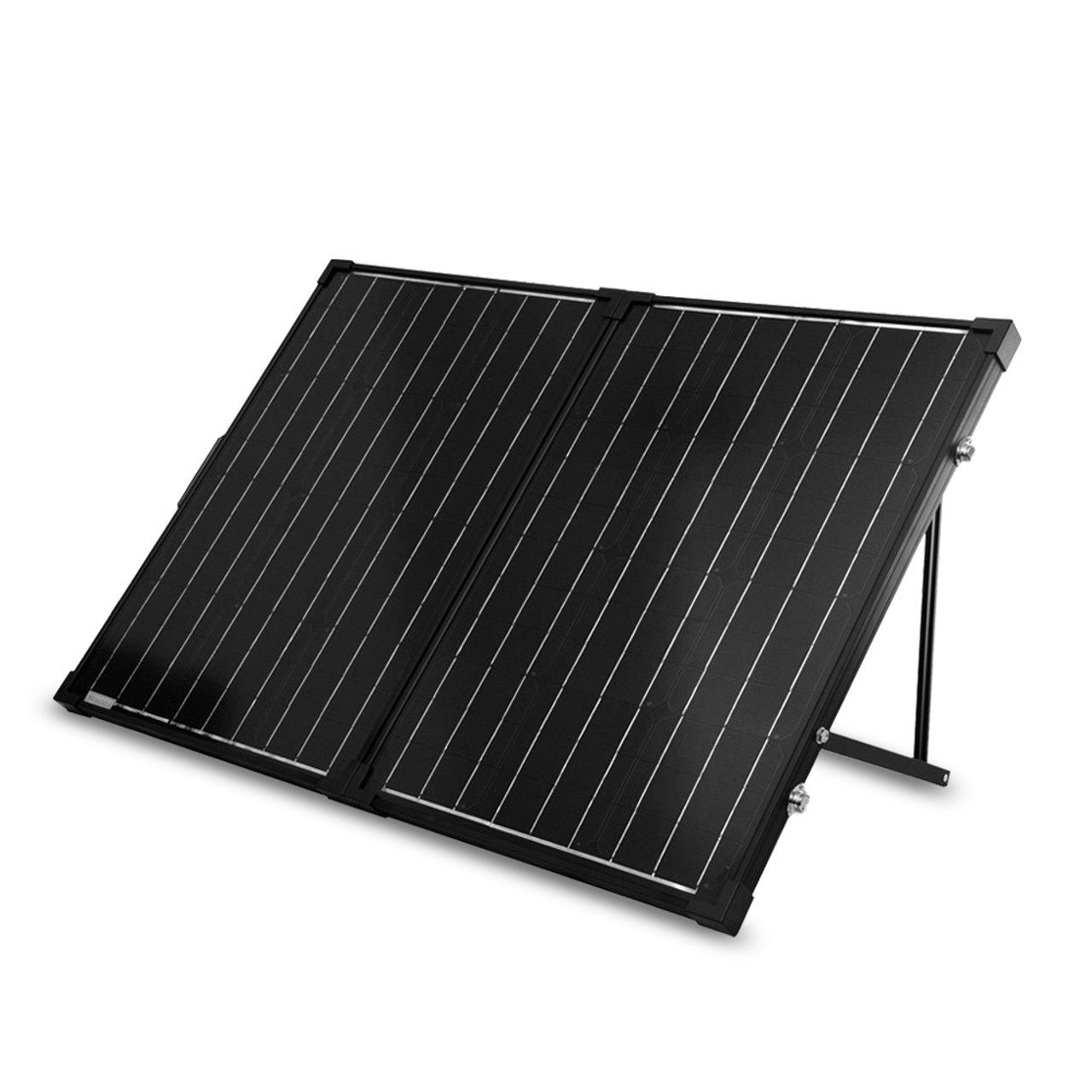 Renogy 100 Watt 12 Volt Monocrystalline Foldable Solar Suitcase w/o Controller RNG-KIT-STCS100D-NC-US