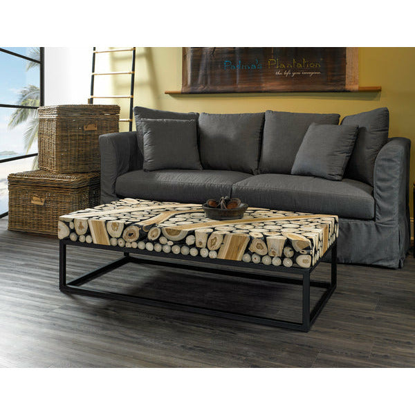 Padmas Plantation Safari Rectangular Coffee Table SAF05-RCT