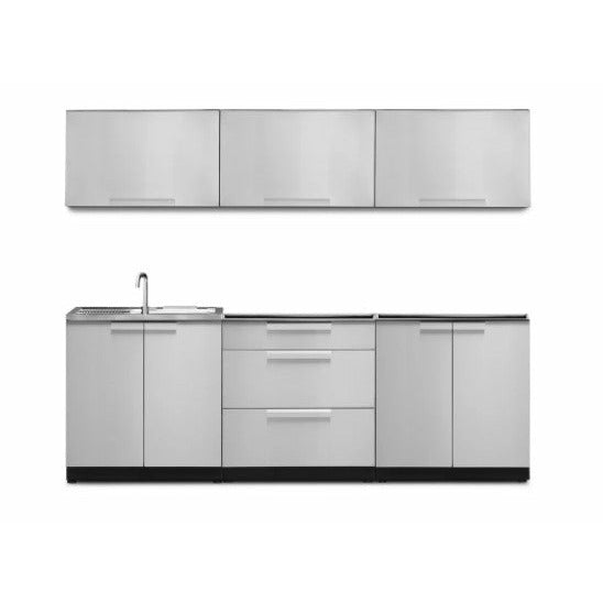 New Age Outdoor Kitchen Stainless Steel 6 Piece Cabinet Set 66050