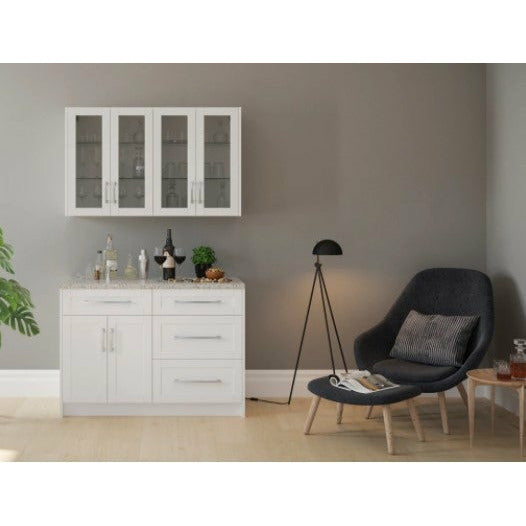 New Age Home Bar 5 Piece Granite Cabinet Set