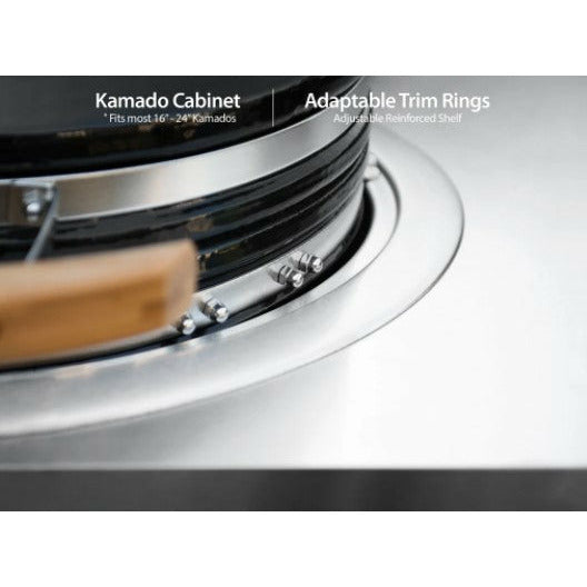 New Age Outdoor Kitchen Aluminum 2 Piece Cabinet Set