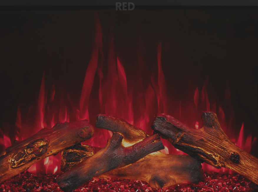 Modern Flames Electric Fireplace Insert Mount Red-stone Series