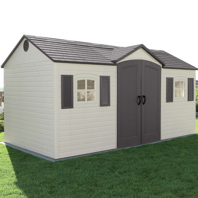 Side Entry Plastic Storage Shed