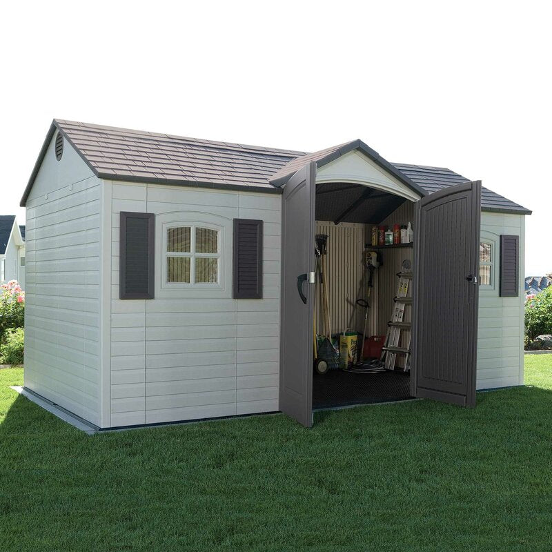 Side Entry Plastic Storage Shed