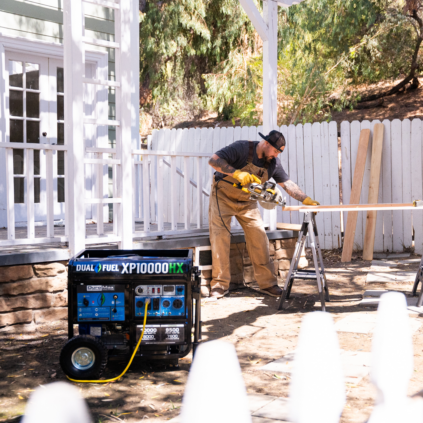 DuroMax 10,000 Watt Dual Fuel Portable HX Generator w/ CO Alert XP10000HX