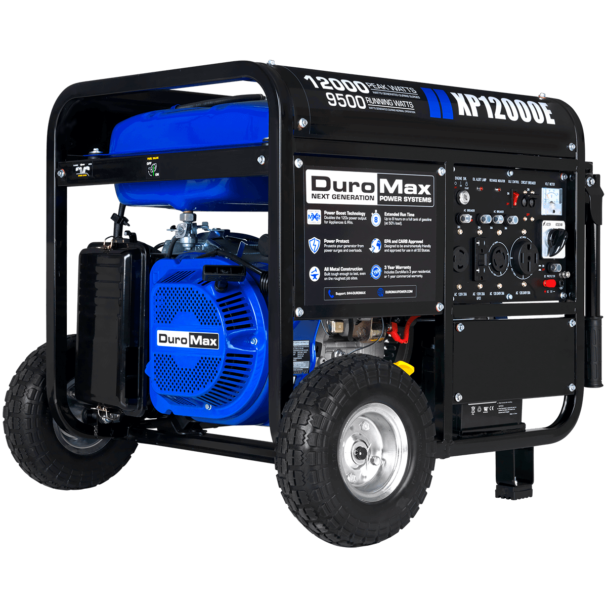 DuroMax 12,000 Watt Gasoline Portable Generator XP12000E
