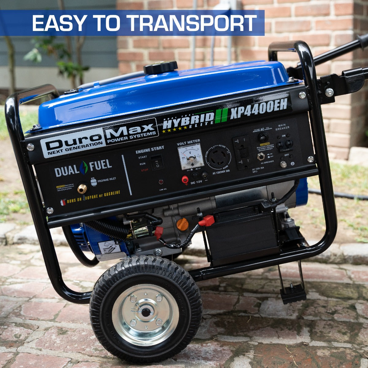 DuroMax 4,400 Watt Dual Fuel Portable Generator XP4400EH