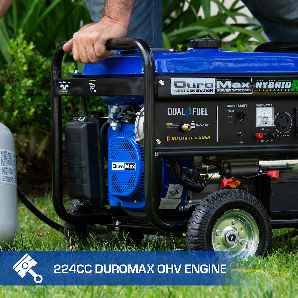 DuroMax 5,500 Watt Dual Fuel Portable Generator XP5500EH