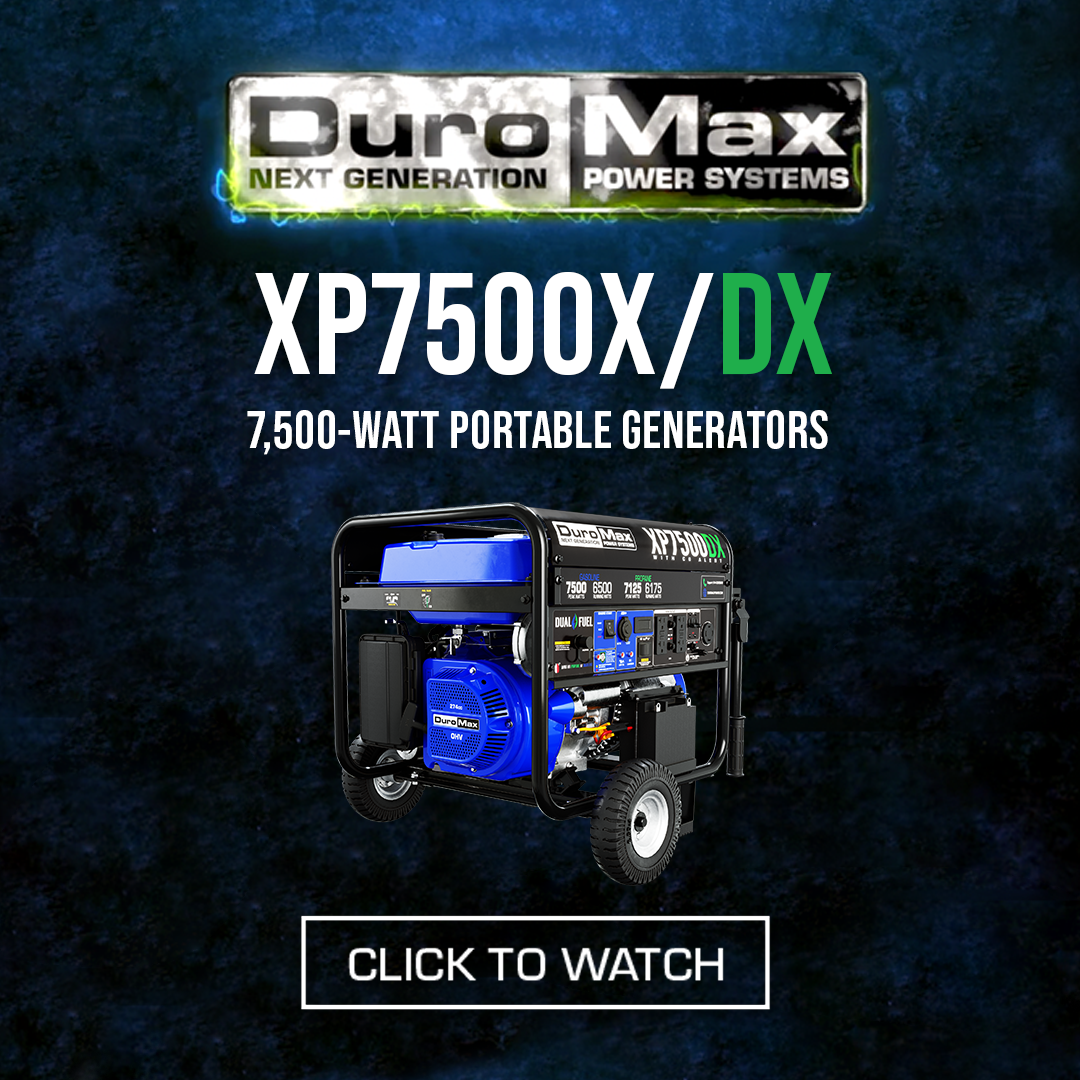 DuroMax 7,500 Watt Gasoline Portable Generator w/ CO Alert XP7500X