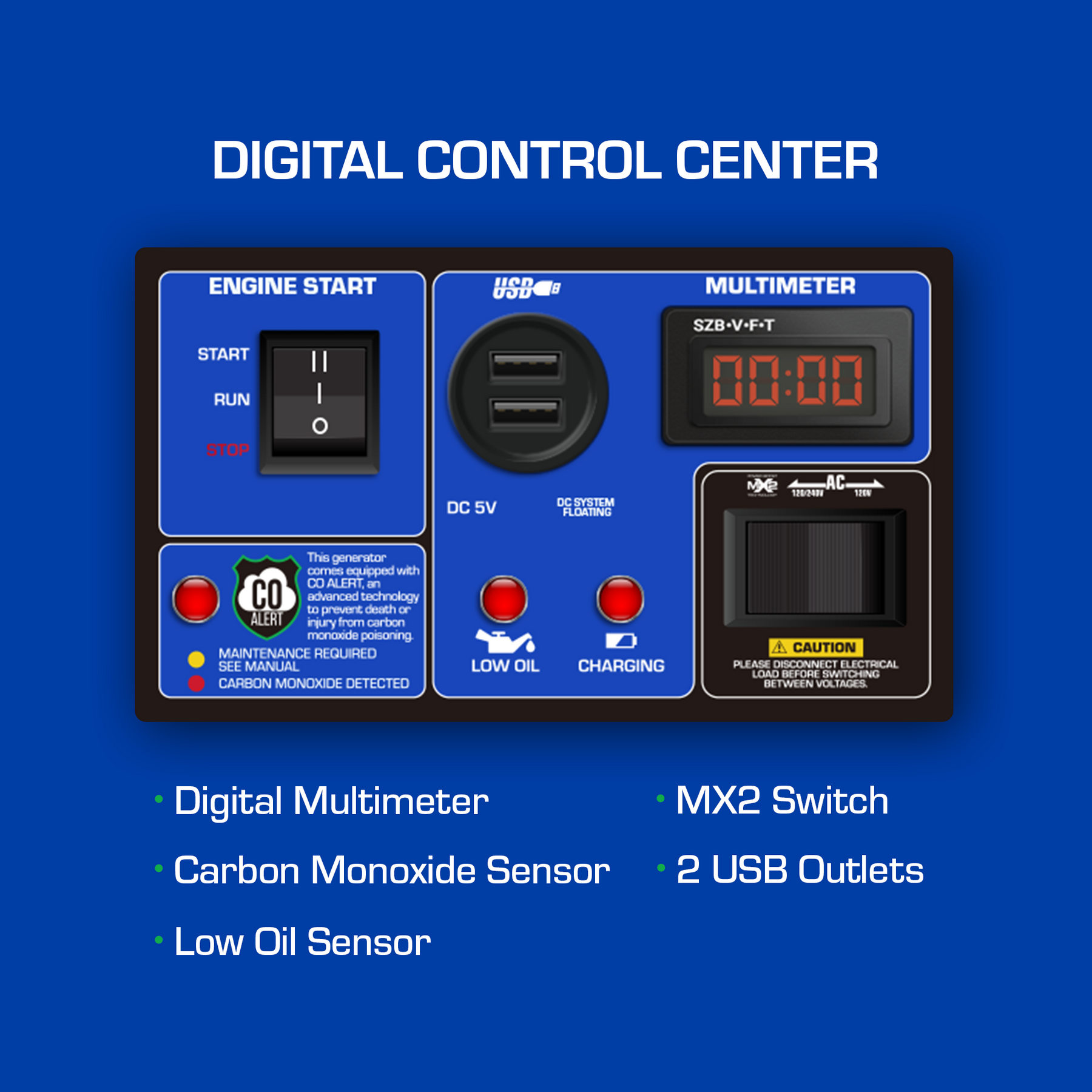 DuroMax 7,500 Watt Gasoline Portable Generator w/ CO Alert XP7500X