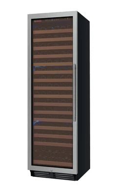 Allavino 24" Wide FlexCount Classic II Tru-Vino 174 Bottle Single Zone Stainless Steel Left Hinge Wine Refrigerator