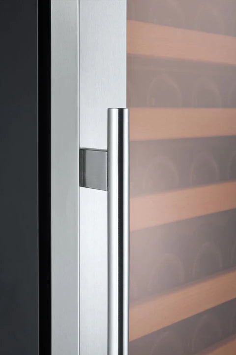 Allavino 24" Wide FlexCount Classic II Tru-Vino 174 Bottle Single Zone Stainless Steel Left Hinge Wine Refrigerator