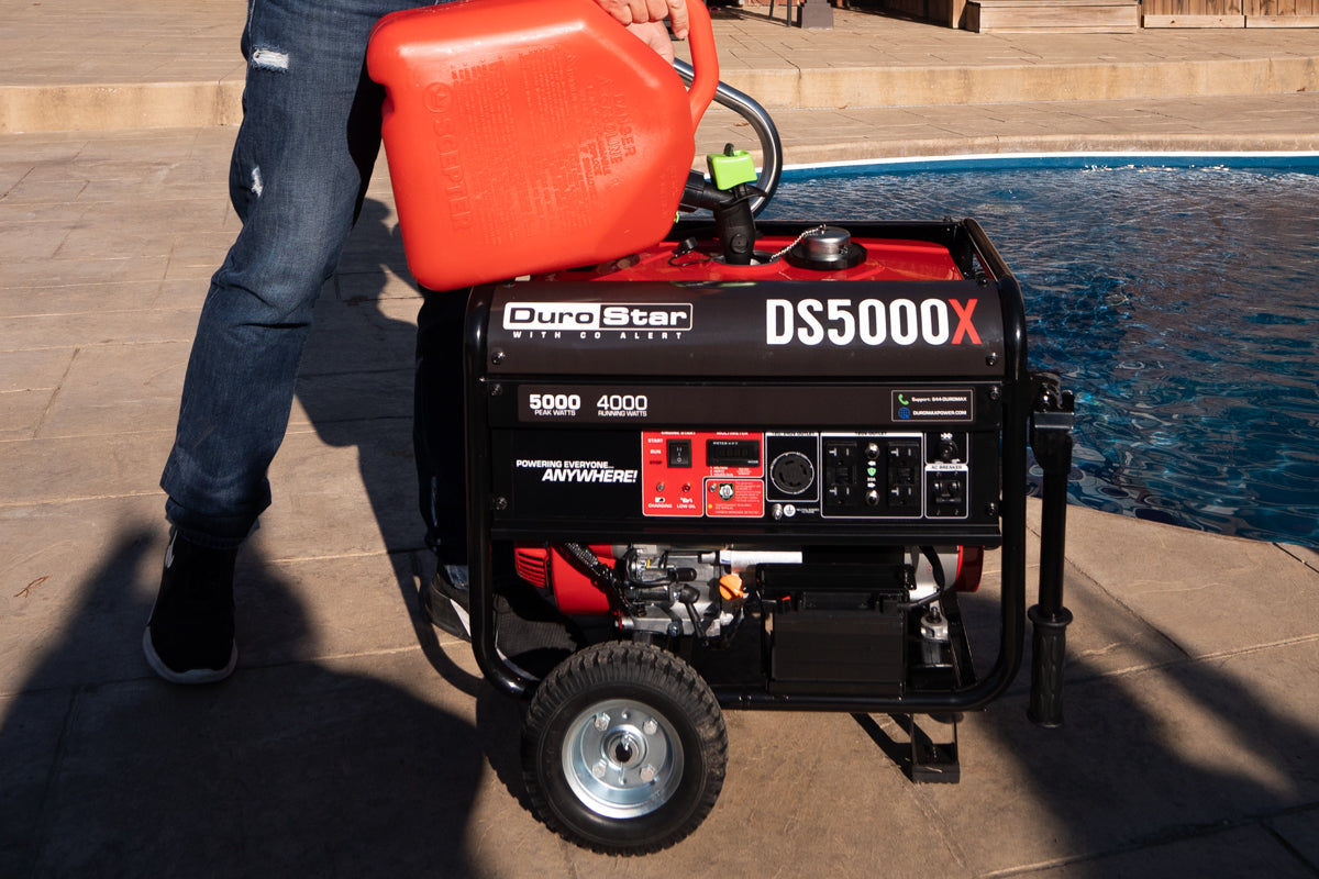 DuroMax 4,500 Watt Dual Fuel Portable Generator w/ CO Alert DS4500DX