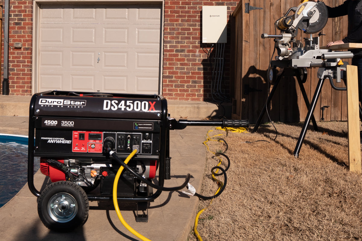 DuroStar 4,500 Watt Gasoline Portable Generator w/ CO Alert DS4500X