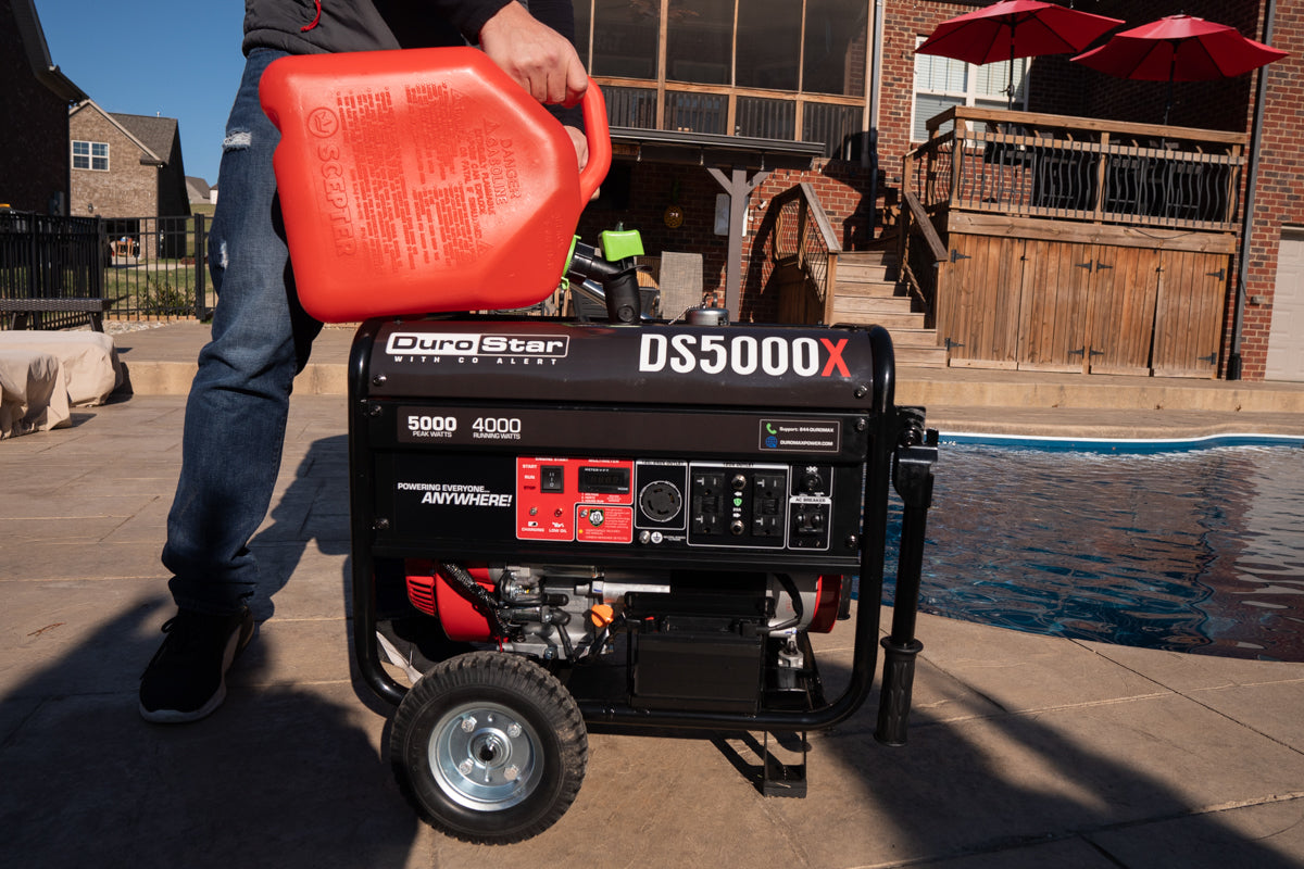DuroStar 5,000 Watt Gasoline Portable Generator w/ CO Alert DS5000X