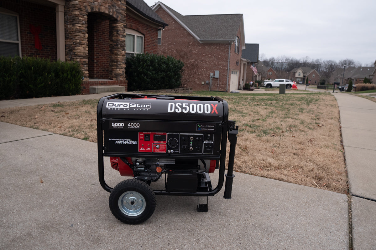 DuroStar 5,000 Watt Gasoline Portable Generator w/ CO Alert DS5000X