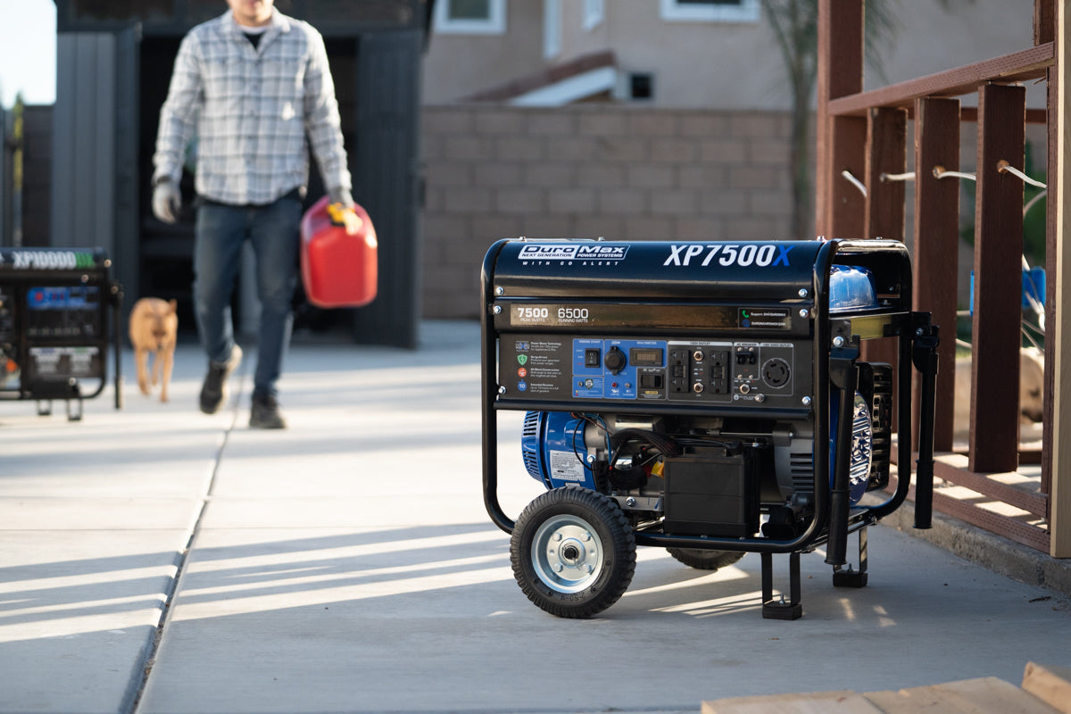 DuroMax 7,500 Watt Dual Fuel Portable Generator w/ CO Alert XP7500DX