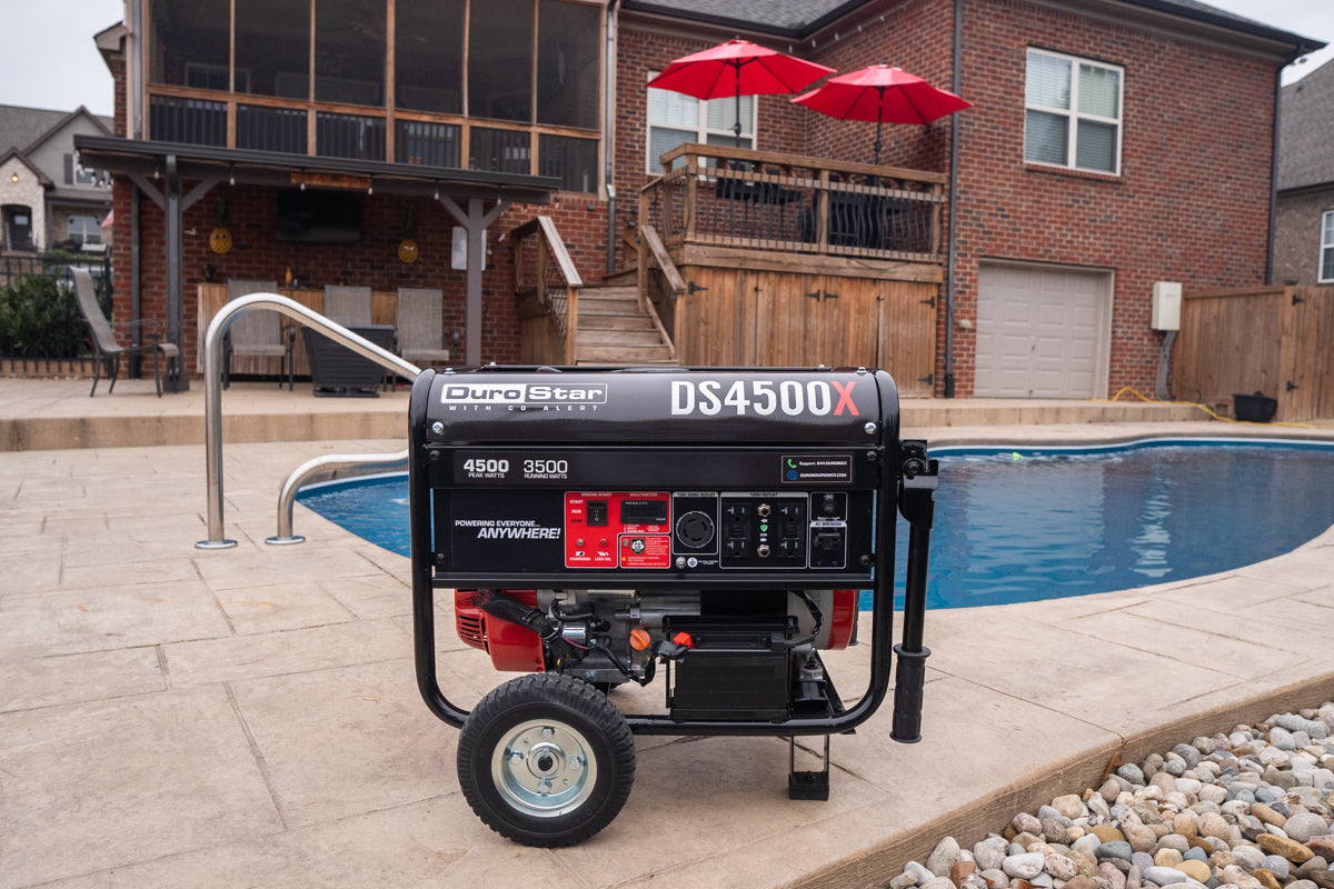 DuroStar 4,500 Watt Gasoline Portable Generator w/ CO Alert DS4500X