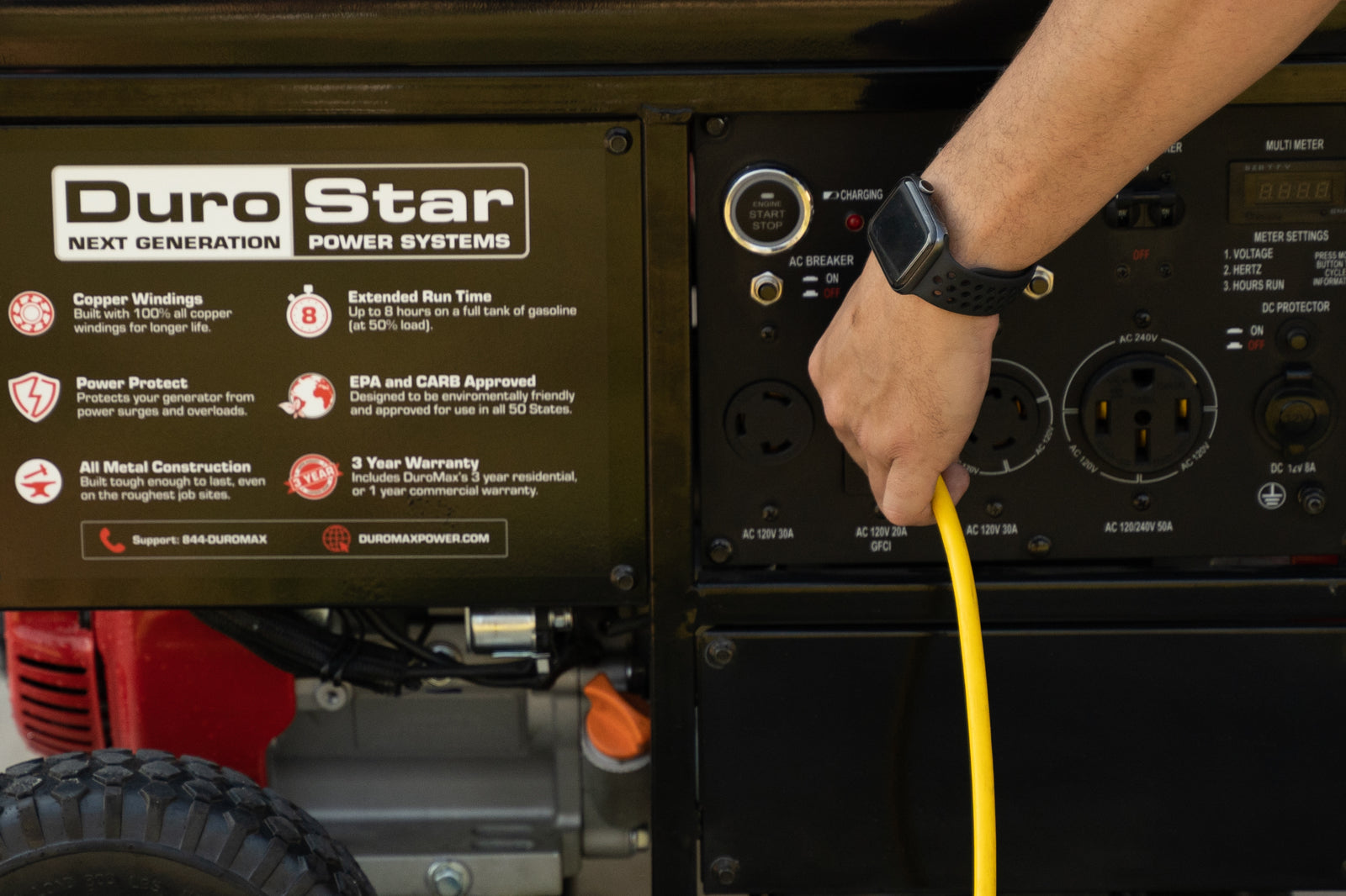 (Discontinued) DuroStar 13,000 Watt Gasoline Portable Generator DS13000E