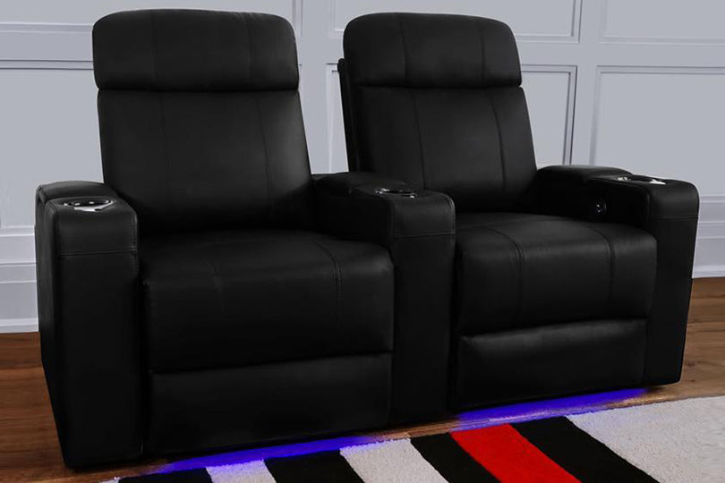Valencia Piacenza Power Headrest Home Theater Seating