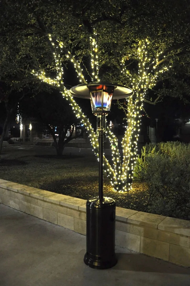 Radtec 96" Real Flame Propane Patio Heater - Antique Bronze Finish (40,000 BTU)