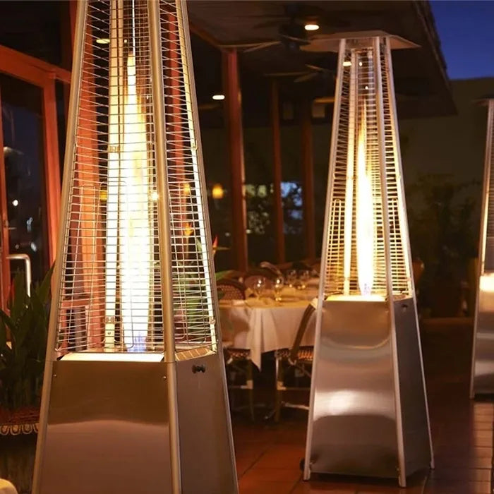 RADtec 89" Tower Flame Propane Patio Heater - Stainless Steel (41,000 BTU) TF2-MT-STN-STL