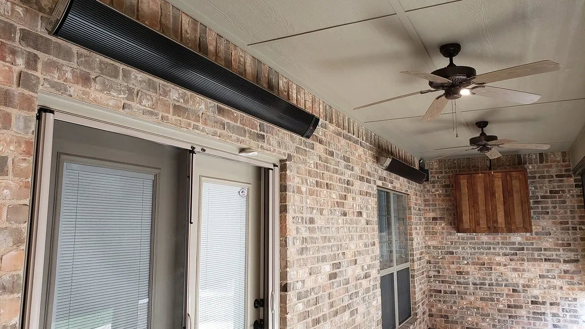 RADtec Designer Series 43-Inch 1800W Electric Infrared Patio Heater - 240V - E18R