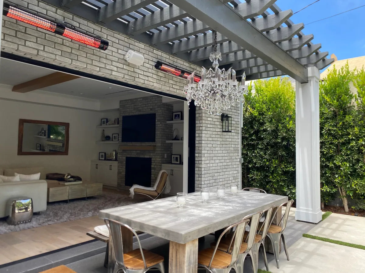 Radtec T4000/8R - 34" Weatherproof Electric Patio Heater (4000W/220V) 30-TOR-INF-HT