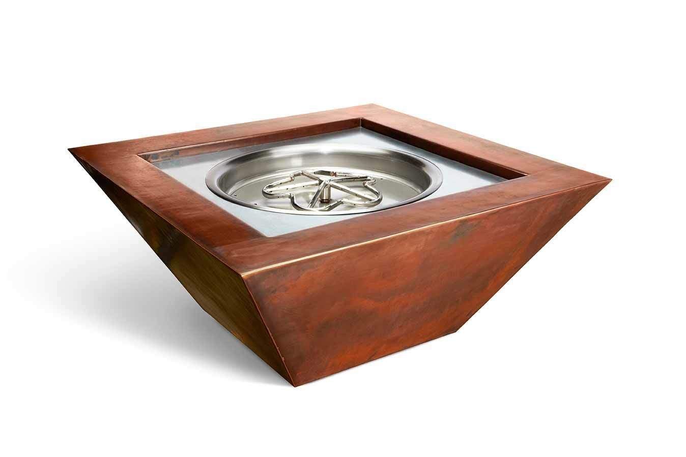 HPC Fire SIER36 Sierra Smooth Copper Gas Fire Pit Bowl