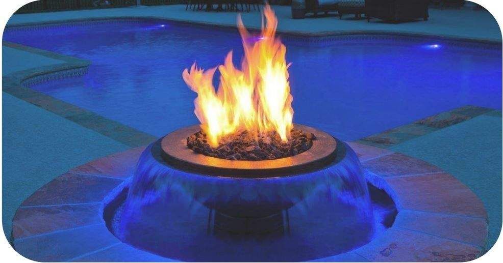 HPC Fire EI Evolution 360 Series Fire and Water Insert, 360 Degree Water Feature