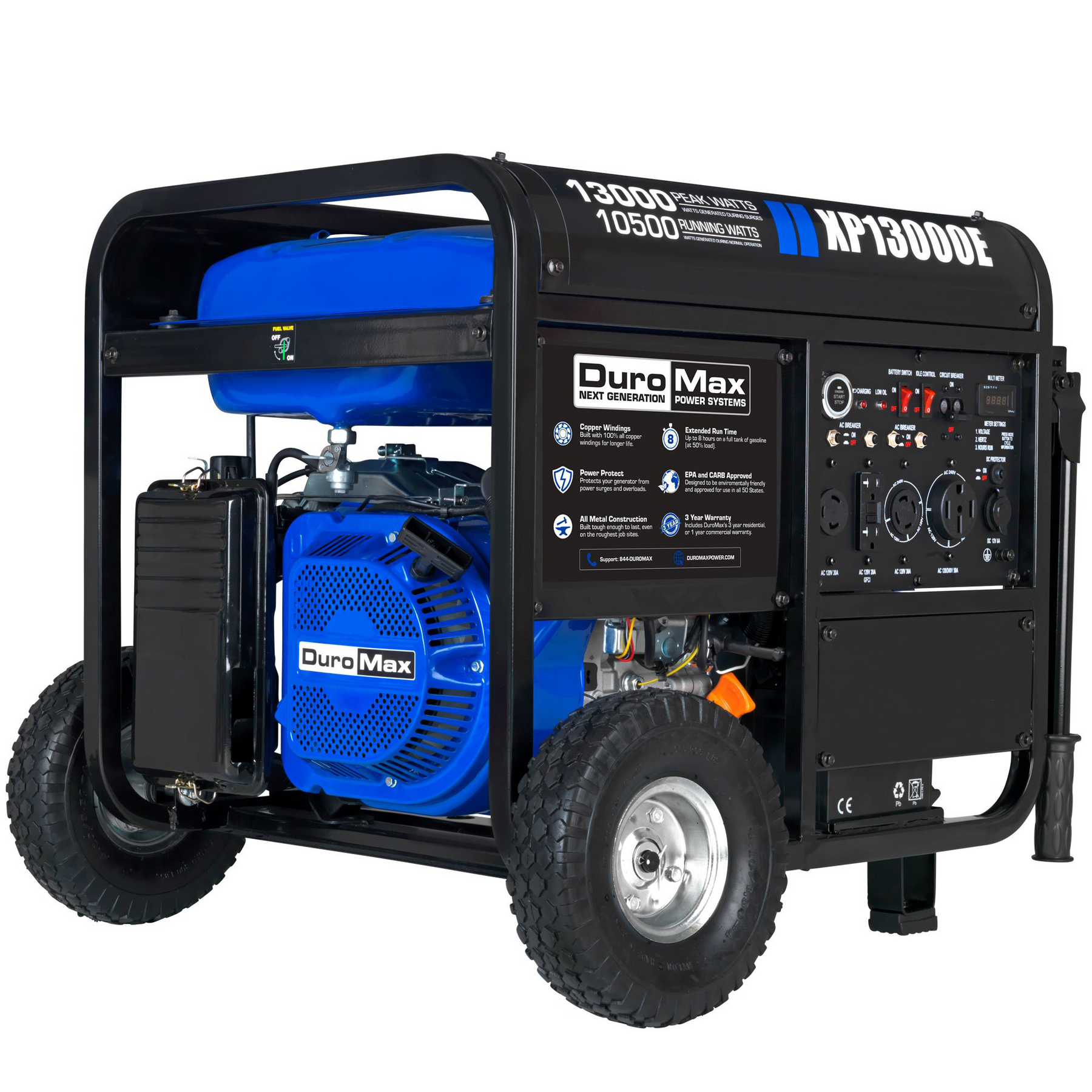 DuroMax 13,000 Watt Gasoline Portable Generator XP13000E