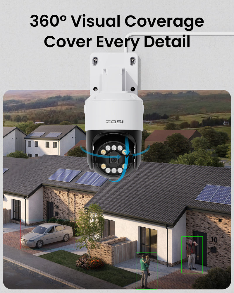 Zosi C296B/C225 32 Channel 4K PT PoE Security Camera System for Business