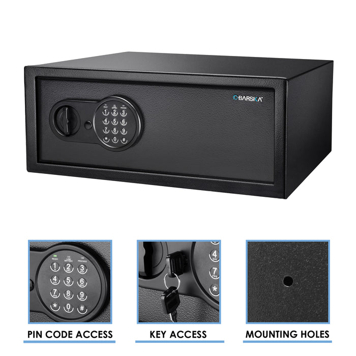 BARSKA Digital Keypad Security Safe, 1.2 Cubic Ft AX13090