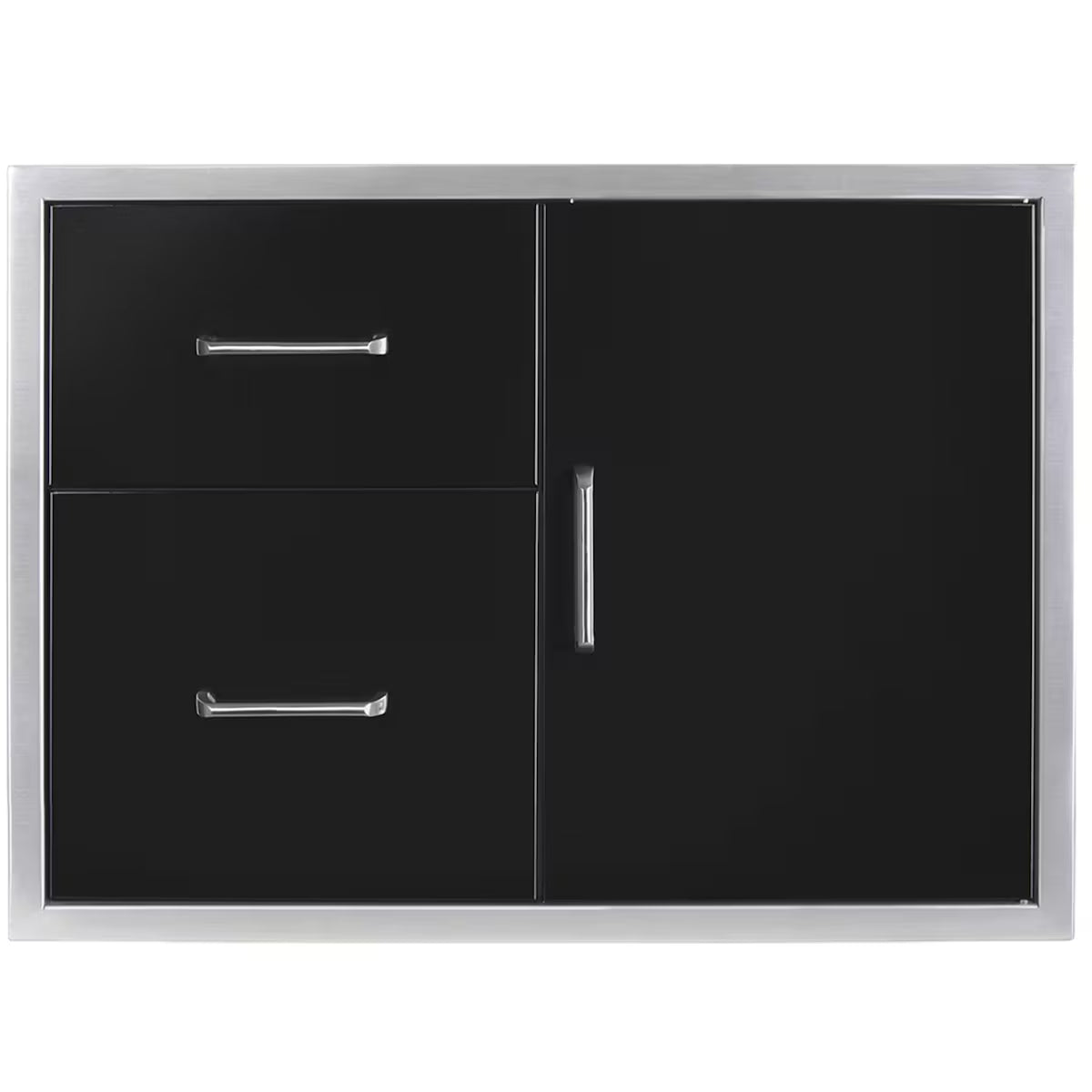 Wildfire 30 X 21 Black 304 SS Door/Drawer Combo - WFDDWCOMBO3021-BSS