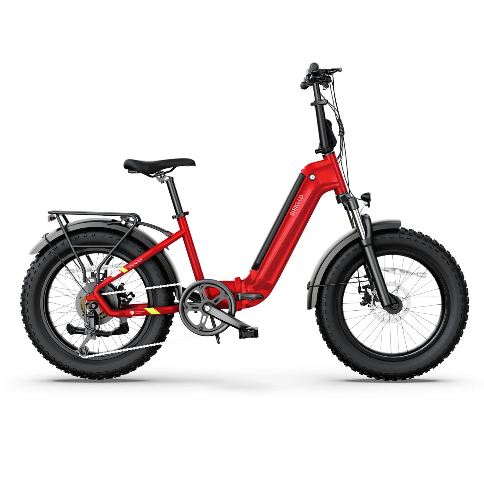 Sisigad 20" Champ Ext Fat Tire Folding Electric Bike