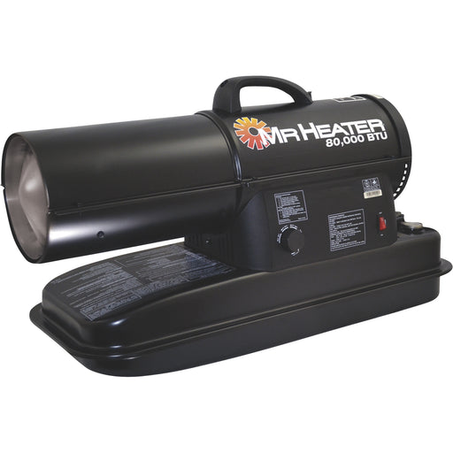 Mr. Heater Forced Air Kerosene Heater, 80,000 BTU, 2000 Sq. Ft. Capacity, Model# F210180