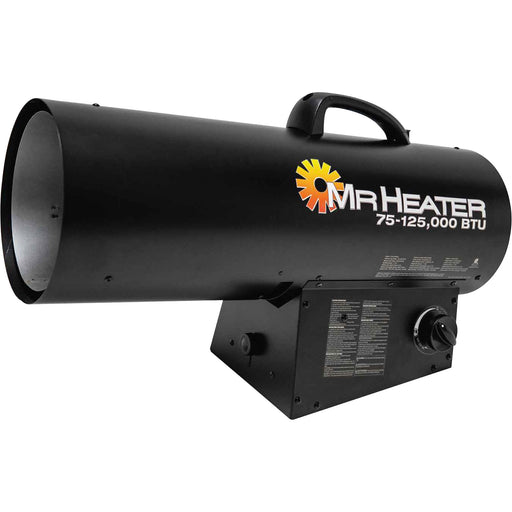 Mr. Heater Forced Air Propane Heater, 125,000 BTU, 3125 Sq. Ft. Capacity, Model# F228128