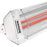 Schwank ES-3033-20 2 Stage Electric White Outdoor Patio Heater - 208V, 3000W