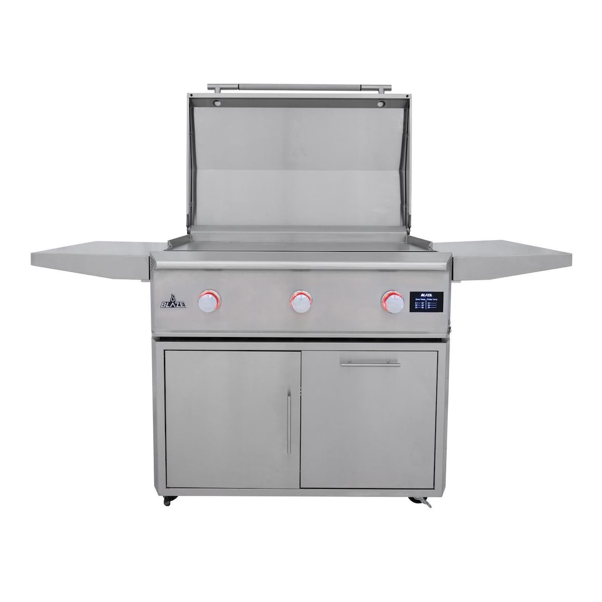 Blaze LTE PRO 40-Inch Built-in Propane Gas Griddle w/ Digital Temperature Screen & Lift-Assist Lid - BLZ-GRIDDLE40-LP