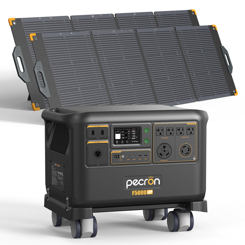PECRON F5000LFP Portable Power Station 7200W 5120Wh 120V/240V