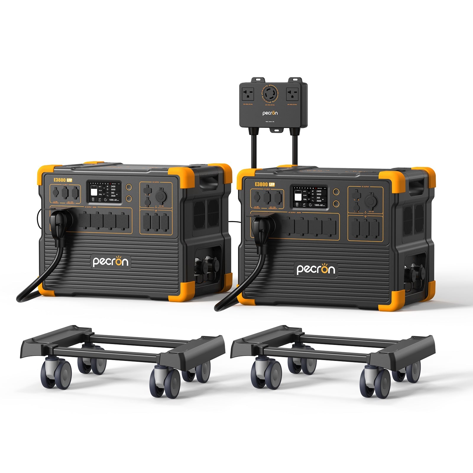 PECRON E3800LFP Portable Power Station 4200W 3840Wh PRE-ORDER with Free Cart